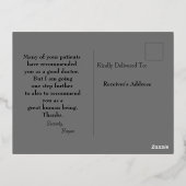 Folie Vakantiepagskaart Feestdagen Briefkaart (Achterkant)