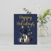 Folie Vakantiepagskaart Folie Feestdagen Briefkaart (Staand Voorkant)