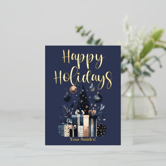 Folie Vakantiepagskaart Folie Feestdagen Briefkaart (Staand Voorkant)