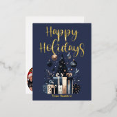 Folie Vakantiepagskaart Folie Feestdagen Briefkaart (Voorkant / Achterkant)