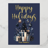 Folie Vakantiepagskaart Folie Feestdagen Briefkaart (Voorkant)