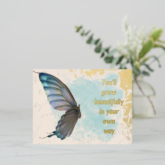 Folie Vakantiepagskaart Folie Feestdagen Briefkaart (Staand Voorkant)