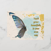 Folie Vakantiepagskaart Folie Feestdagen Briefkaart (Voorkant / Achterkant)