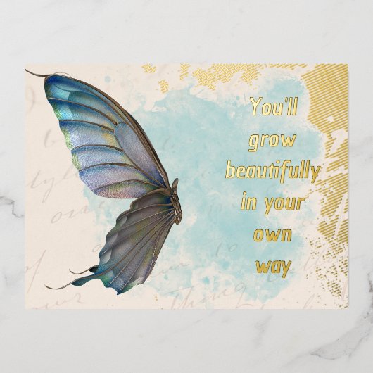 Folie Vakantiepagskaart Folie Feestdagen Briefkaart (Voorkant)