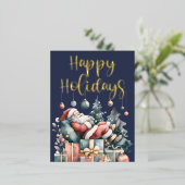 Folie Vakantiepagskaart Folie Feestdagen Briefkaart (Staand Voorkant)