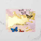 Folie Vakantiepagskaart Folie Feestdagen Briefkaart (Voorkant / Achterkant)