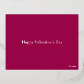 Folie Valentijn Folie vakantievakantie Briefkaart (Achterkant)