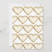 Folie van Champagne Gold Faux Kaart (Achterkant)