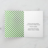 Folie van Elegant en Classy Faux Feestdagen Kaart (Binnen)