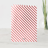 Folie van Elegant en Classy Faux Feestdagen Kaart (Achterkant)