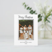 Folie van Elegant en Classy Faux Feestdagenkaart (Staand voorkant)