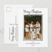 Folie van Elegant en Classy Faux Feestdagenkaart (Voorkant / Achterkant)