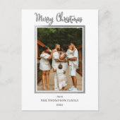 Folie van Elegant en Classy Faux Feestdagenkaart (Voorkant)