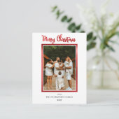 Folie van Elegant en Classy Faux Feestdagenkaart (Staand voorkant)