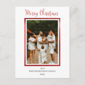 Folie van Elegant en Classy Faux Feestdagenkaart (Voorkant)