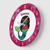 Folie van gepersonaliseerde Afrikaanse Amerikaanse Grote Klok (Hoek)