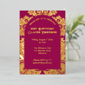 Folie van pasteizetmeel folie uitnodiging (Staand Voorkant)