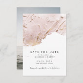 folie van roos goud met textuur Foto Opslaan Datum Kaart (Voorkant / Achterkant)