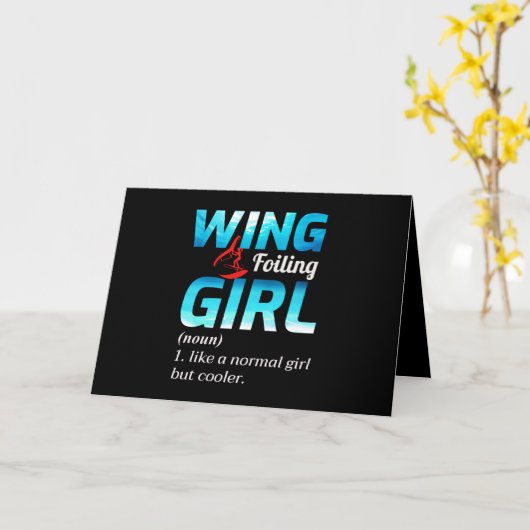 Folie van wing surfwater Surf watersport Kaart (Gele Bloem)