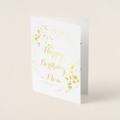 Folie Verjaardag Kaart, Gelukkige Verjaardag Moede Folie Kaarten (Voorkant)