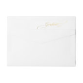 folie voor calligrafisch goud aanpasbaar afstudere (Achterkant)