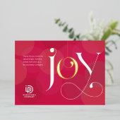 Folie voor collectieve feestdag feestdagenkaart (Staand Voorkant)