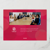 Folie voor collectieve feestdag feestdagenkaart (Achterkant)