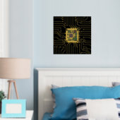 Folie voor computerchip afdrukken (Insitu (Slaapkamer))