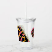 Folie voor de afdruk van kunststofmonogrammen Roze Acryl Drinkbeker (Voorkant)