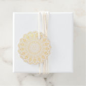 folie voor goudbaldolieten bedankjes labels (Met doos)