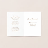 Folie voor prettige kerstbevallingen folie kaarten (Binnen)