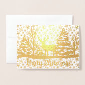 Folie voor vrolijk kerstherten folie kaarten (Voorkant met envelop)