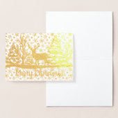 Folie voor vrolijk kerstherten folie kaarten (Display)