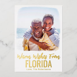 Folie voor Waterverf van familieband kerstkaart Feestdagenkaart