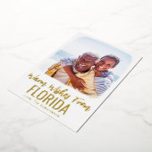 Folie voor Waterverf van familieband kerstkaart Folie Feestdagenkaart (Gedraaid)