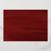 Folie Vrolijk kerstfeest | Greenery Branches 2 Fot Folie Feestdagenkaart (Achterkant)