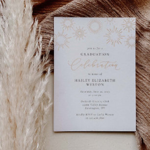 Folie Vuurwerk Graduation Party Invitation Kaart