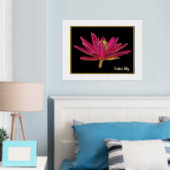 Folie Water Lily Print Poster (Insitu (Slaapkamer))