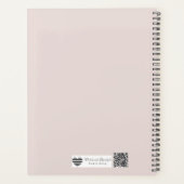 Folie & Waterverf Wash Kunst | Abstract Rose Goud Planner (Achterkant)