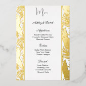 Folie Wedding Menu Kaart (Voorkant)