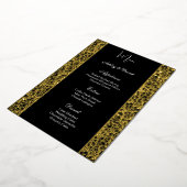 Folie Wedding Menu Kaart (Gedraaid)