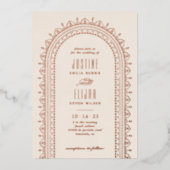 Folie  wedstrijd - ivoor uitnodiging (Voorkant)