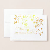 Folie Winter Scene Treins in de sneeuwkerst Kaarten (Met envelop)