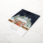 Folie Winternacht Holiday Moving Aankondiging (Gedraaid)