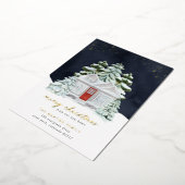 Folie Winternacht Holiday Moving Aankondiging (Gedraaid)