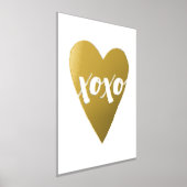 Folie XOXO Hart Valentijnsdag Art Print Poster (Laagn)