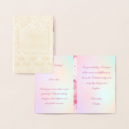 Foliekaart Folie Kaarten (Display)