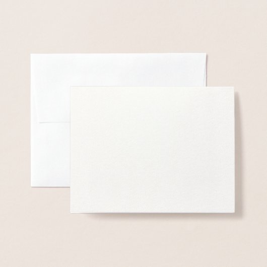 Foliekaart Folie Kaarten (Voorkant met envelop)
