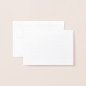 Foliekaart Folie Kaarten (Voorkant met envelop)