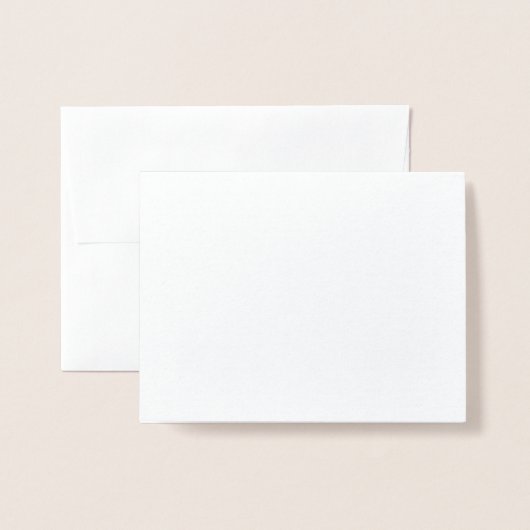 Foliekaart Folie Kaarten (Voorkant met envelop)